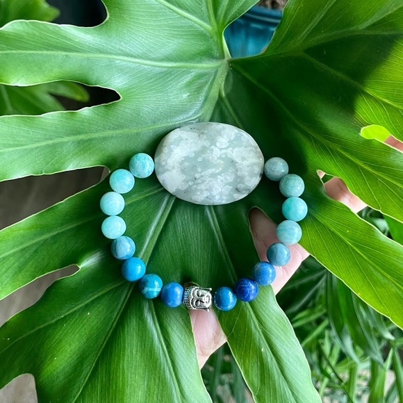 Jewelry - Jasper - Amazonite - Howlite bracelet